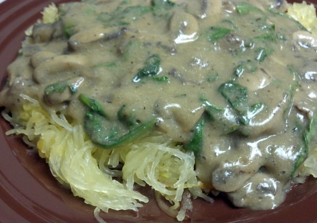 mushroom spaghetti squash 4