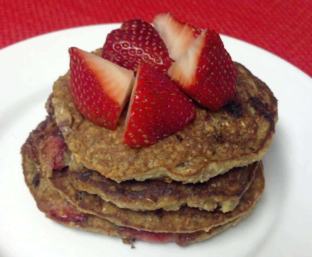 strawberry banana pancakes 3