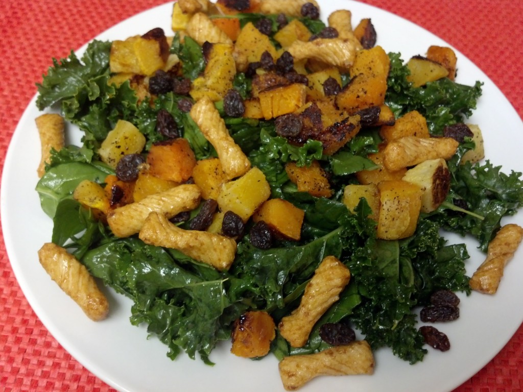 friday favorites butternut kale salad