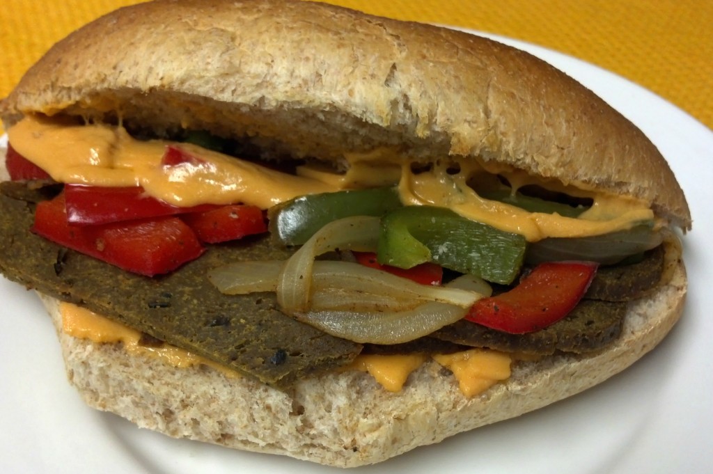 seitan philly cheesesteak