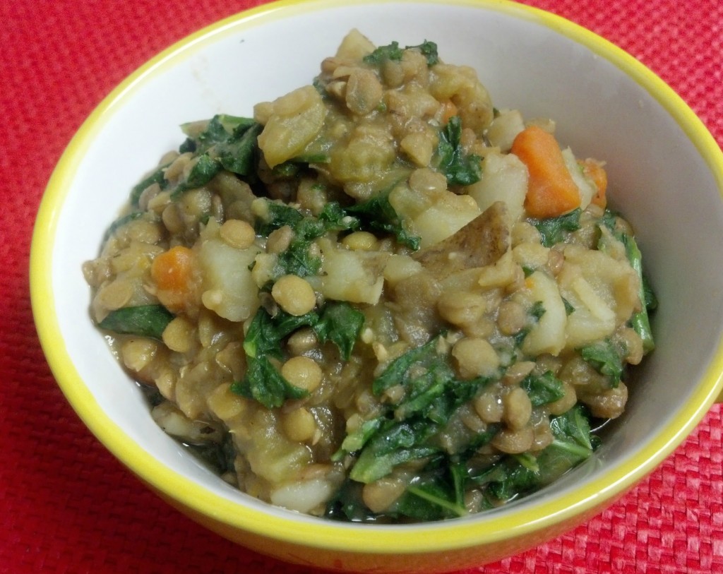 friday favorites lentil kale potato soup