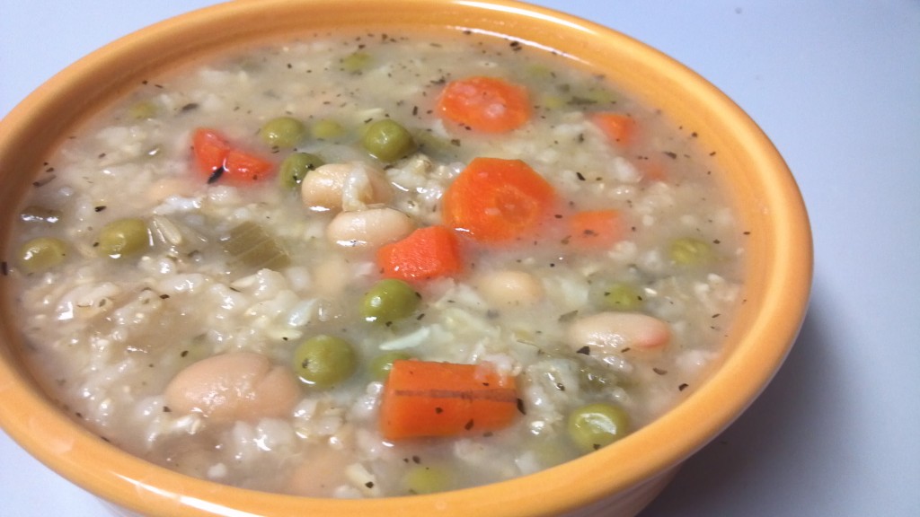 pea carrot rice soup 8 y