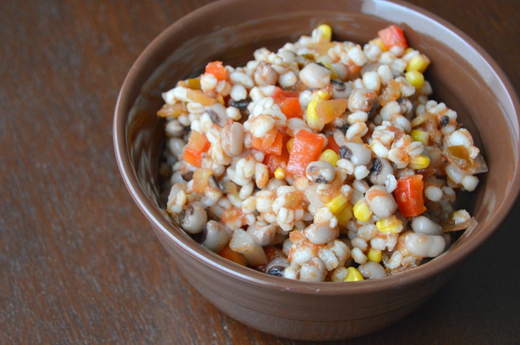 Mexican barley salad