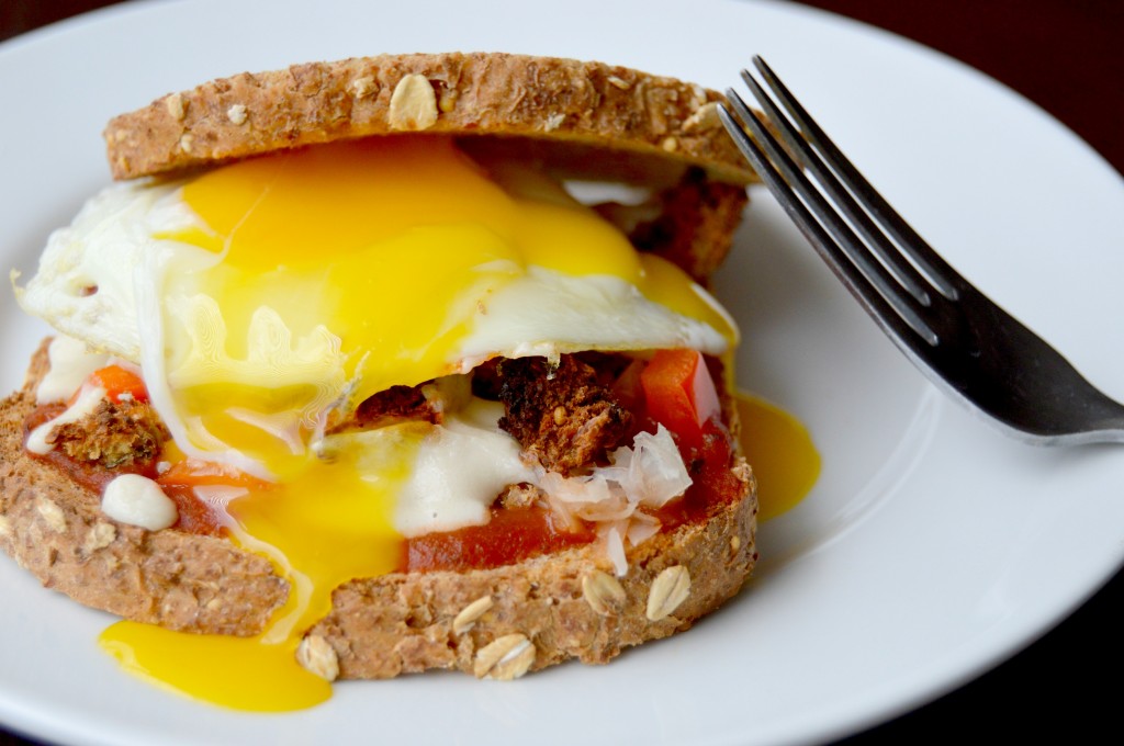 breakfast pizza sandwich 12