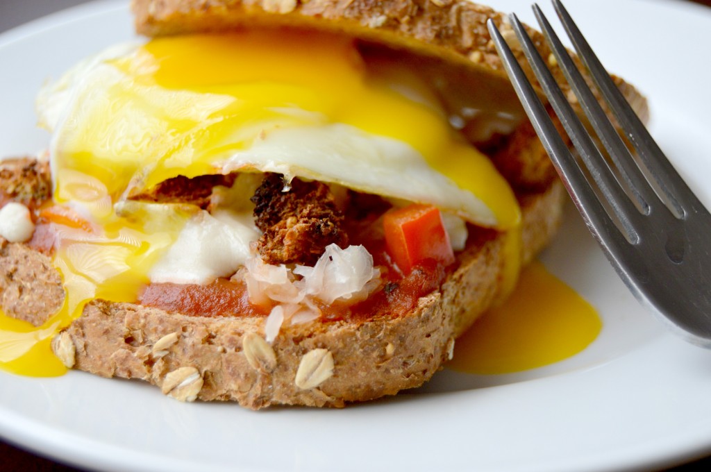 breakfast pizza sandwich 13