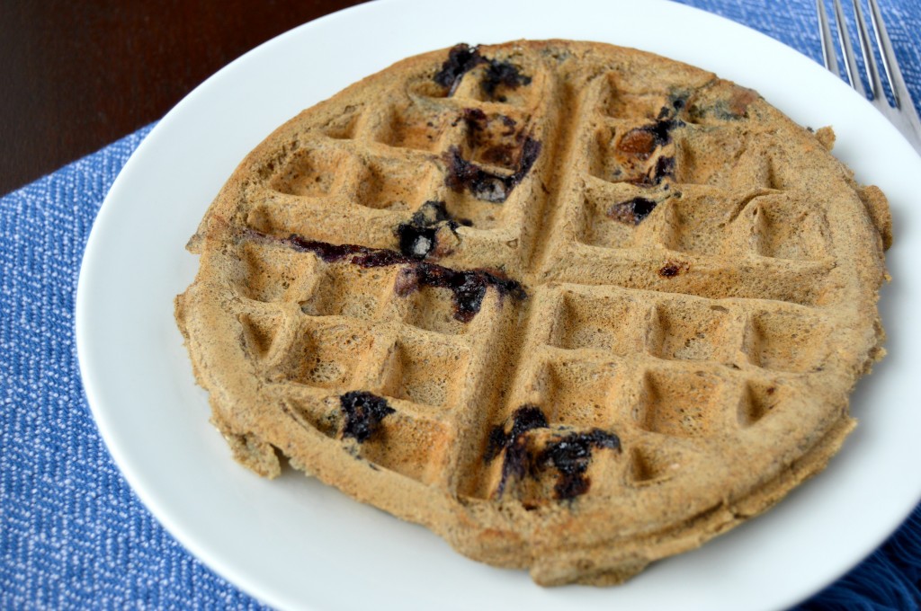 blueberry coconut waffle 2