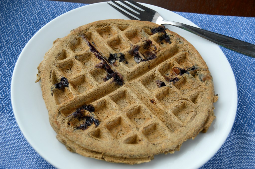 blueberry coconut waffle 3