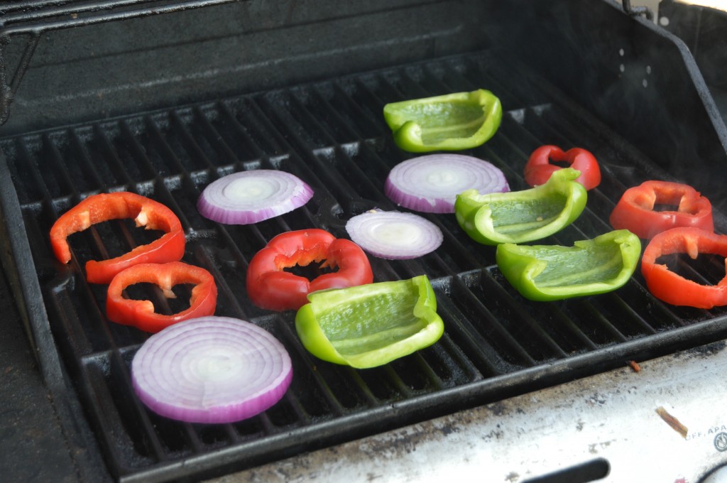 grilled pizza peppers