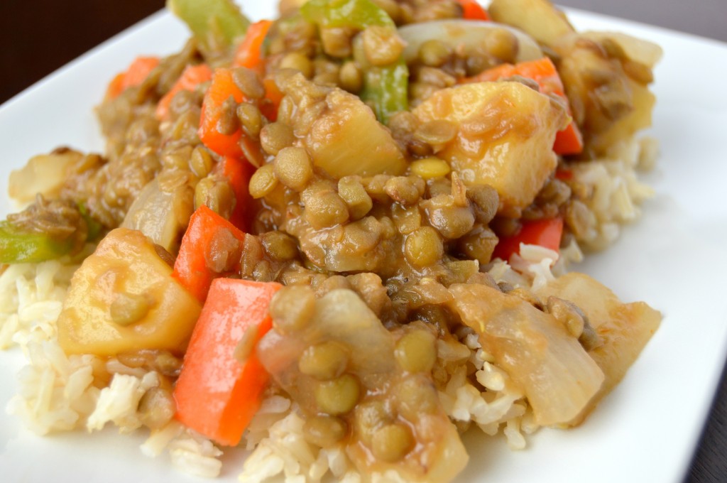 sweet sour lentils 2