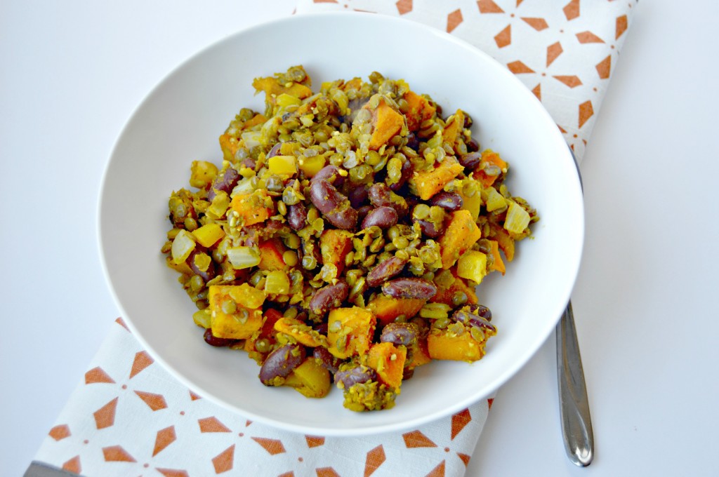 butternut lentil hash