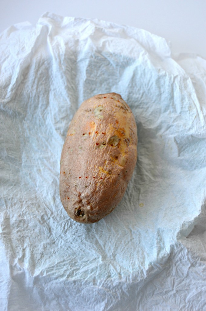 Microwave Plastic Wrap Baked Potato - BestMicrowave