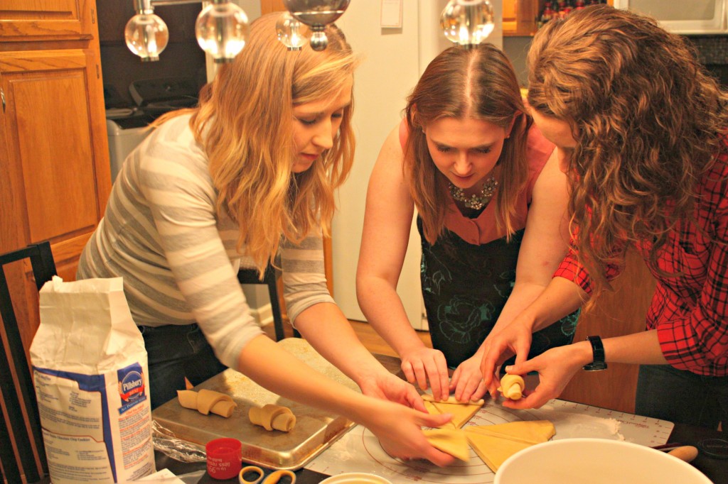 friendsgiving crescent rolls