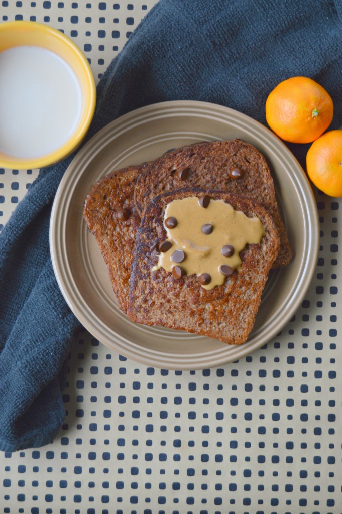 PB chocolate french toast