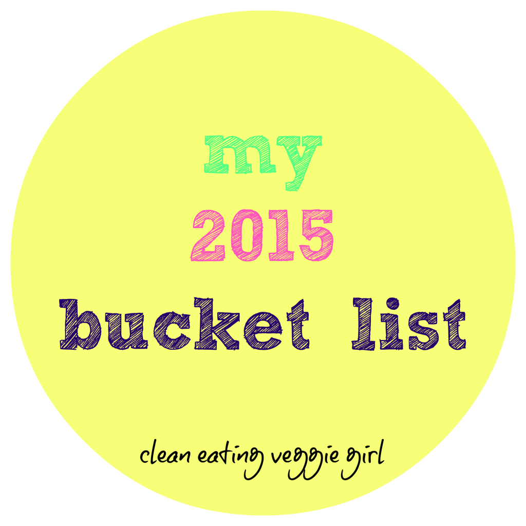 2015 bucket list graphic