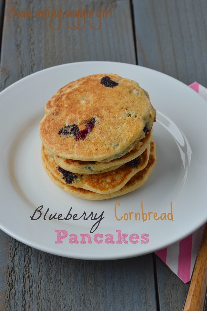 Blueberry Cornbread Pancakes 2