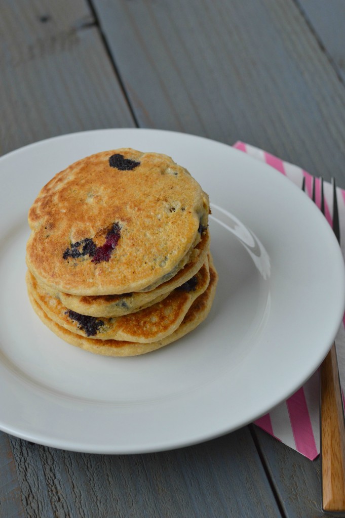 Blueberry Cornbread Pancakes 3