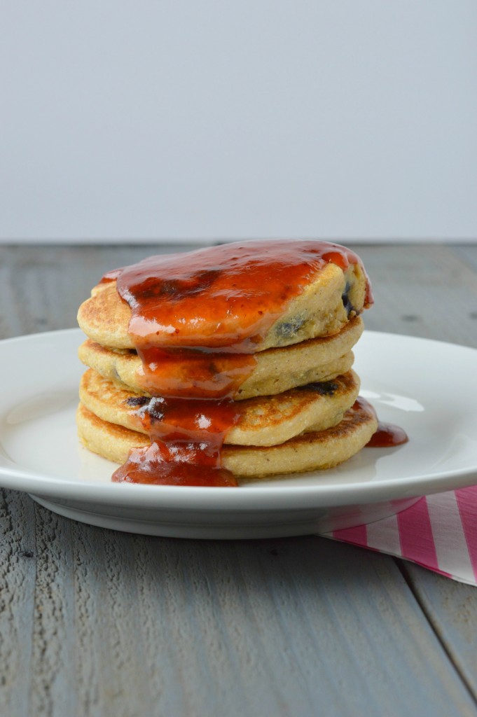 Blueberry Cornbread Pancakes 7