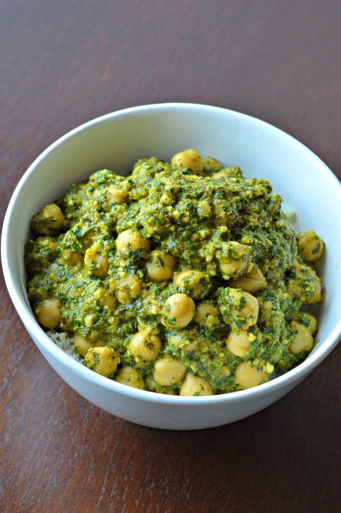 FFF kale chickpea curry