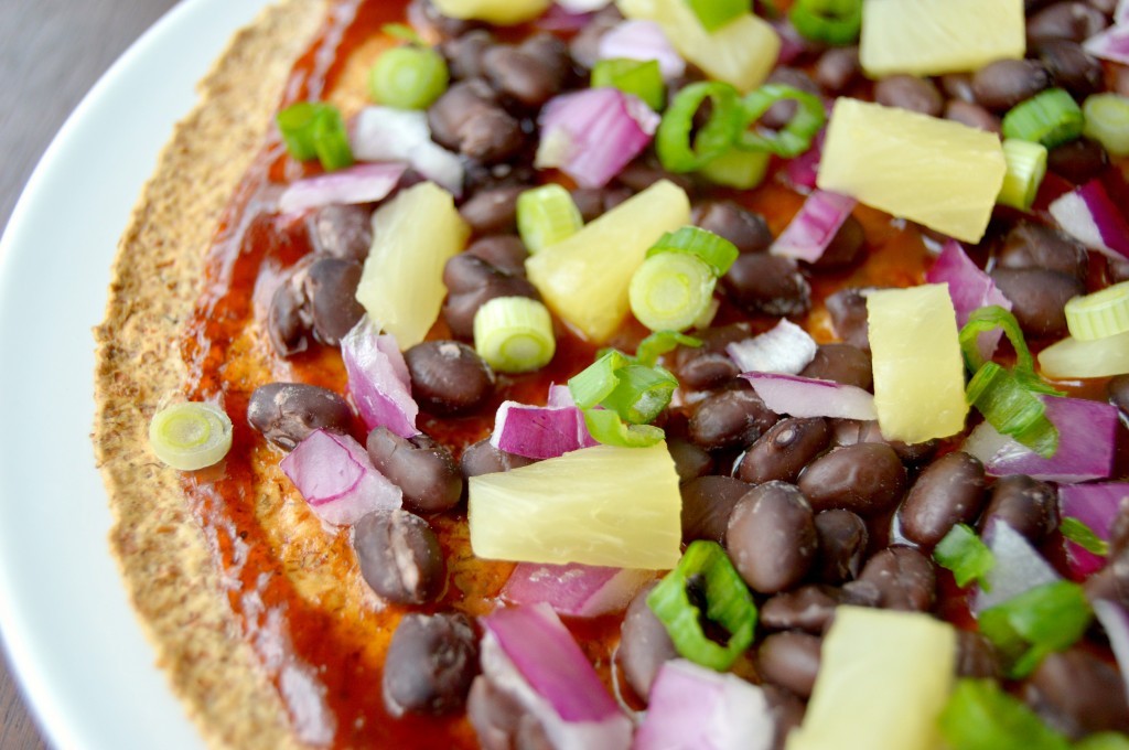 bbq black bean pizza