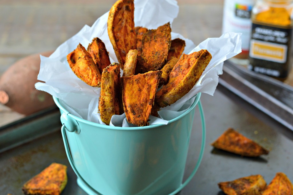 turmeric sweet potato fries
