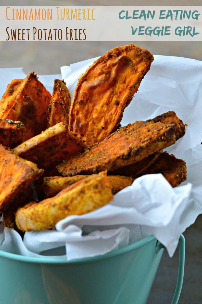 Cinnamon Turmeric Sweet Potato Fries