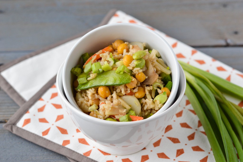 Chickpea Veggie Fried Rice