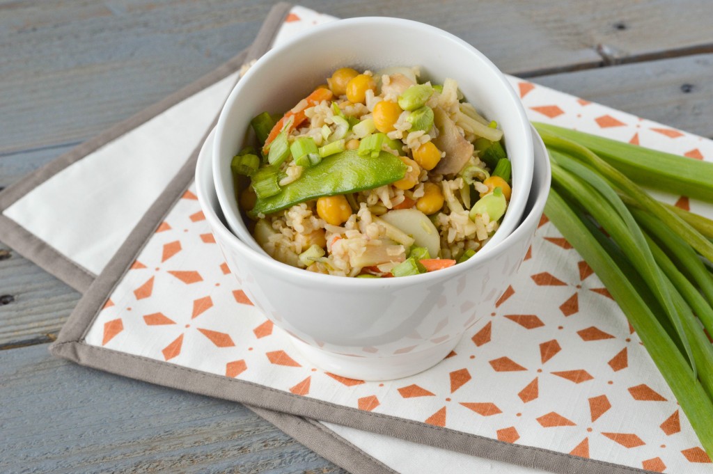 Chickpea Veggie Fried Rice 4