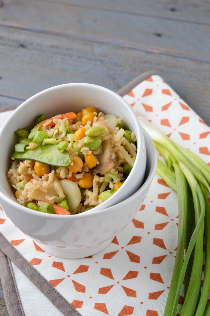 Chickpea Veggie Fried Rice 7