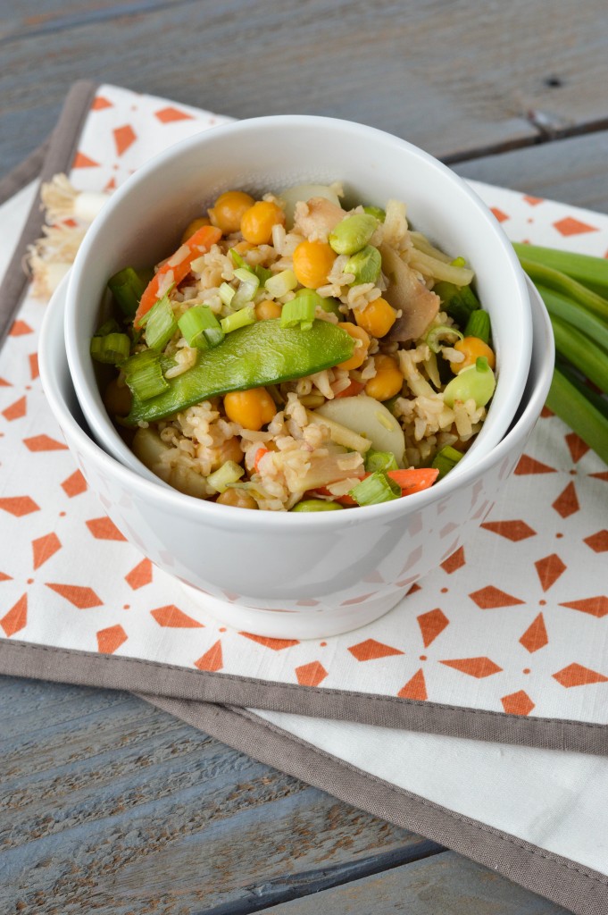 Chickpea Veggie Fried Rice 8