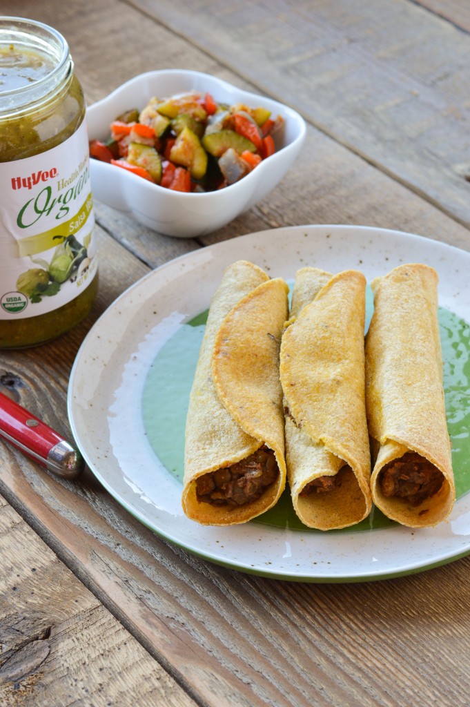 Lentil Bean Taquitos