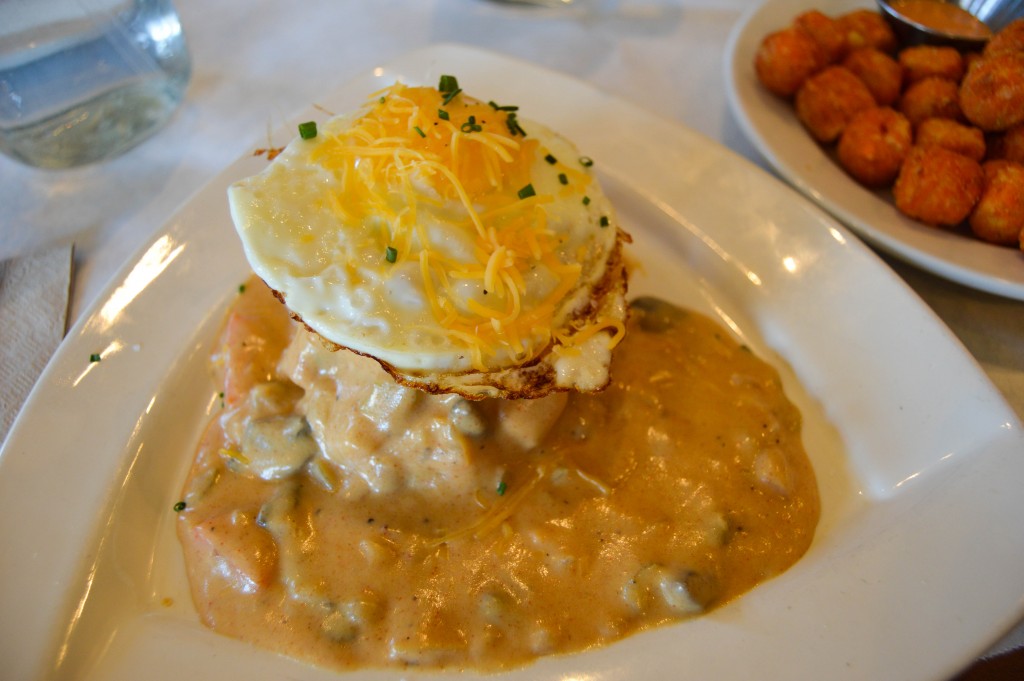 Over Easy Omaha Veggie Biscuits and Gravy