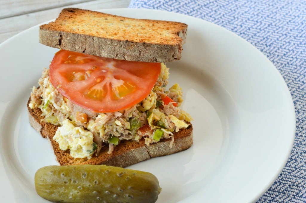 Tuna Egg Scramble Sandwich 2