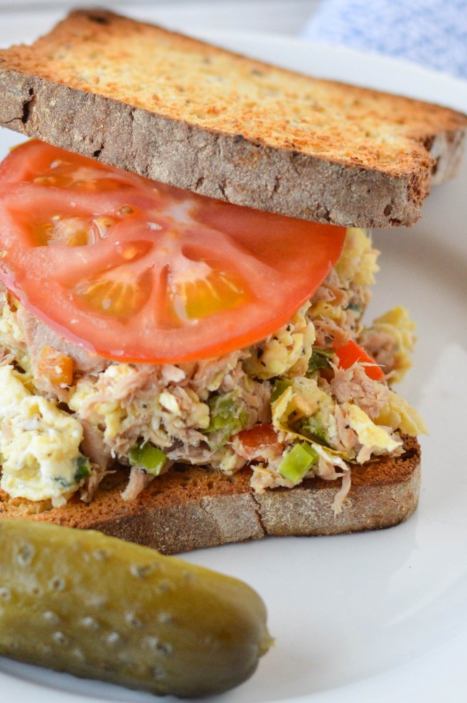 Tuna Egg Scramble Sandwich 3