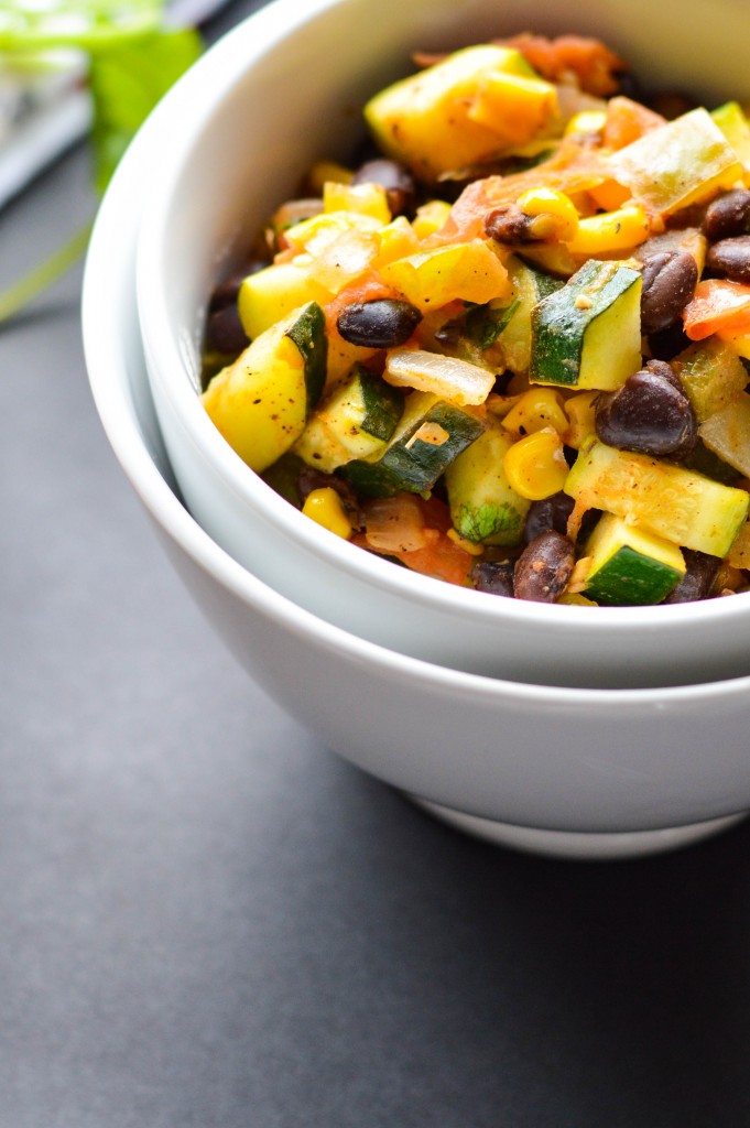 Vegetable Black Bean Mexican Skillet 8