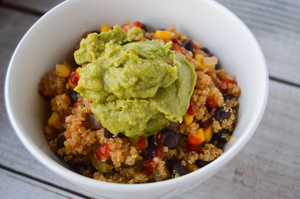 Corn Veggie Quinoa Bowl