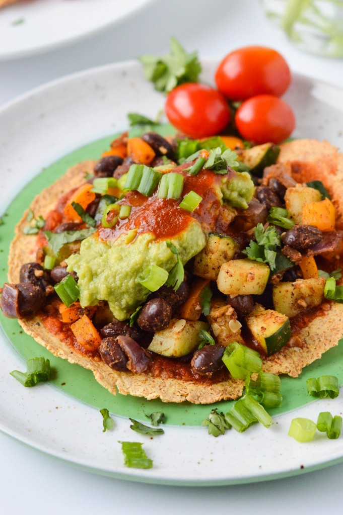 Deconstructed Bean and Veggie Enchilada 4