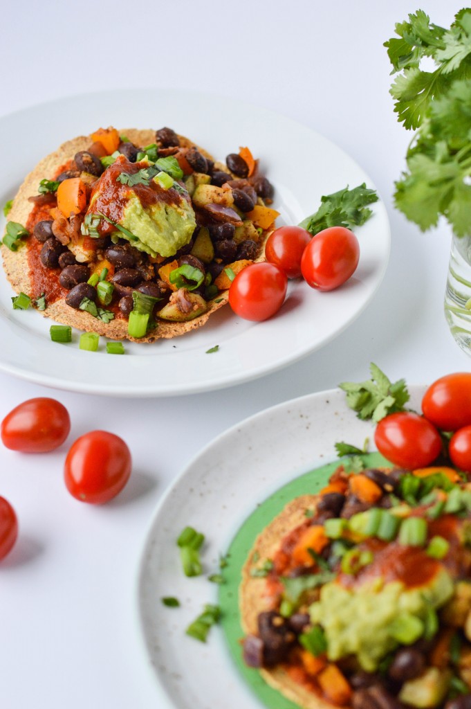 Deconstructed Bean and Veggie Enchilada 6