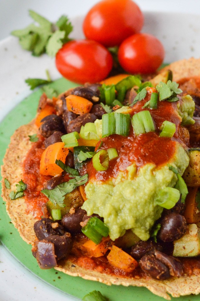 Deconstructed Bean and Veggie Enchilada 7