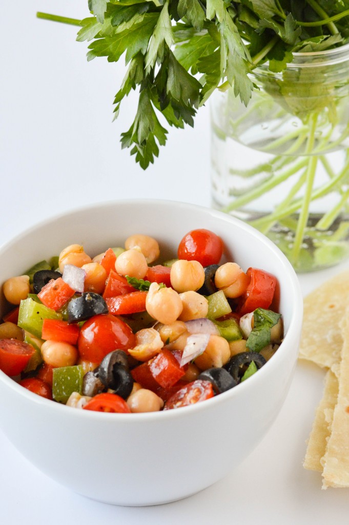 Greek Chickpea Salad 4