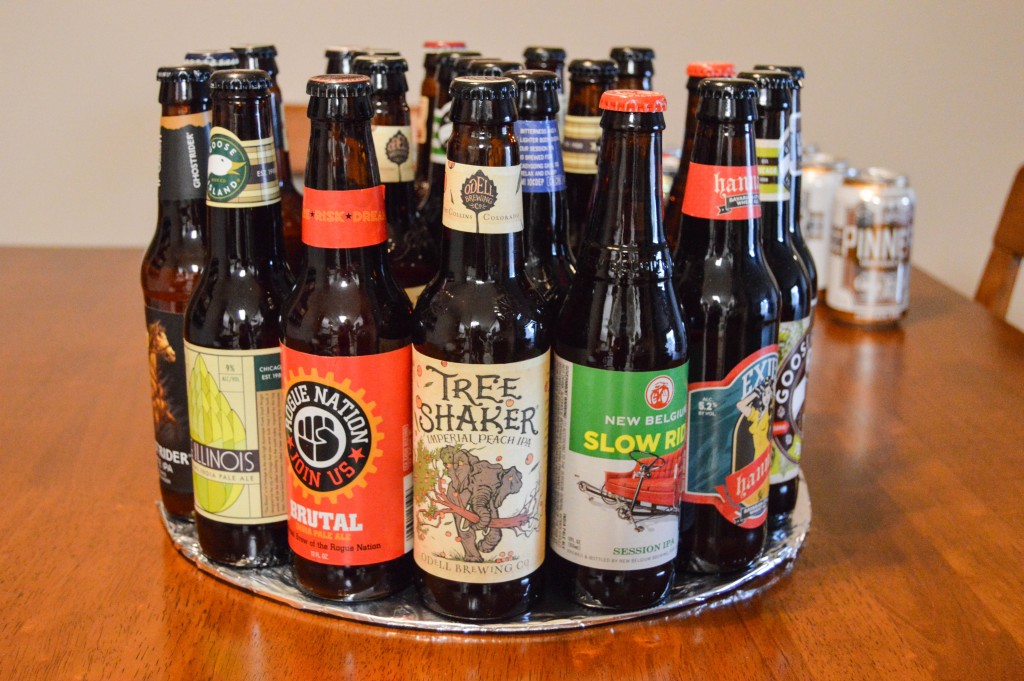 How to Make a Beer Bottle Birthday Cake| cleaneatingveggiegirl.com