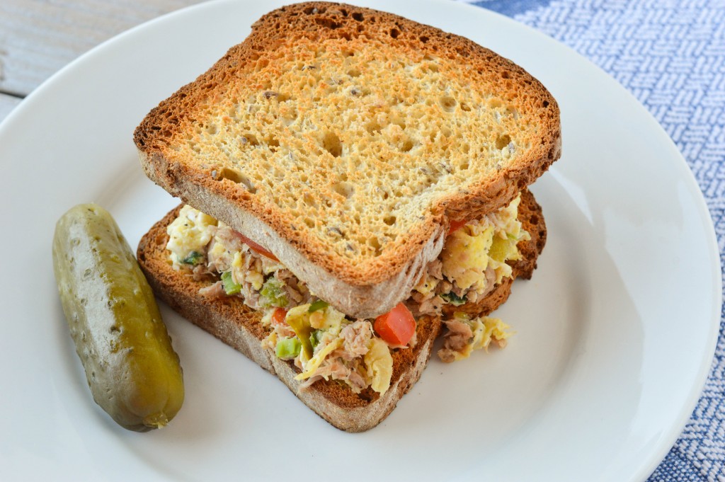 WIAW Tuna Egg Scramble Sandwich 8