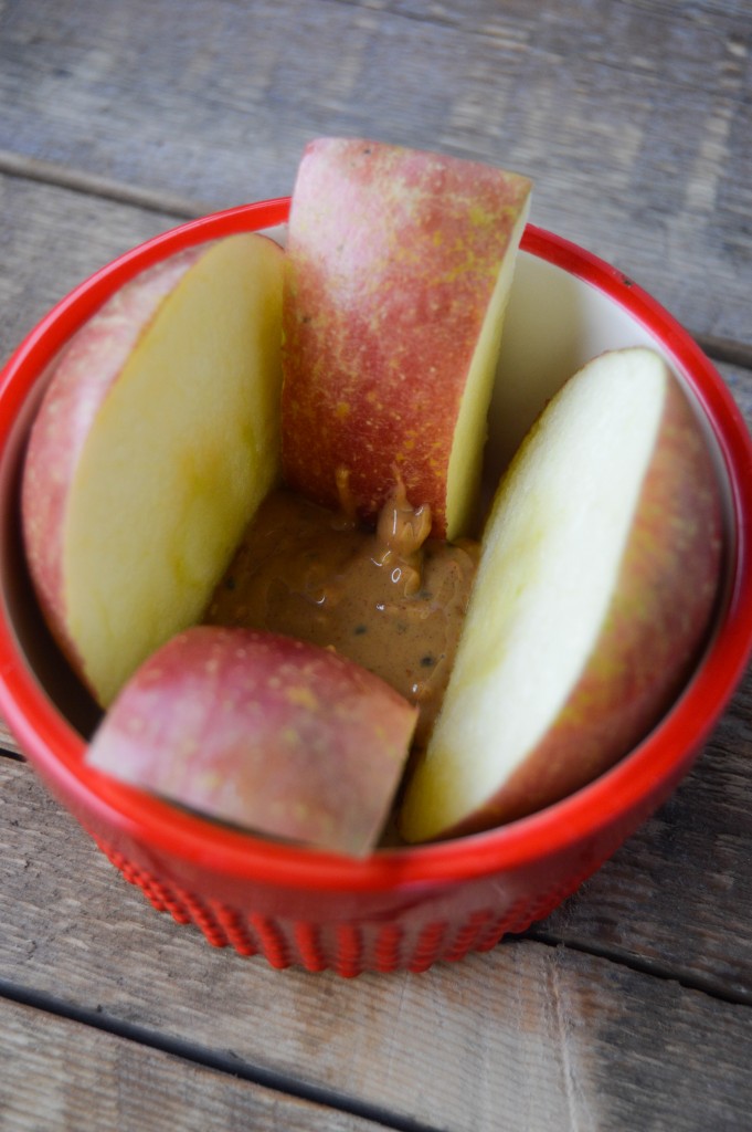 WIAW apple peanut butter