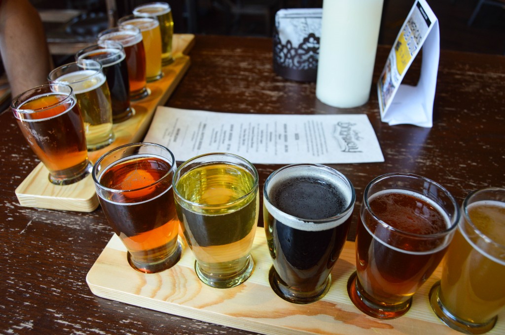 weekend beer flight