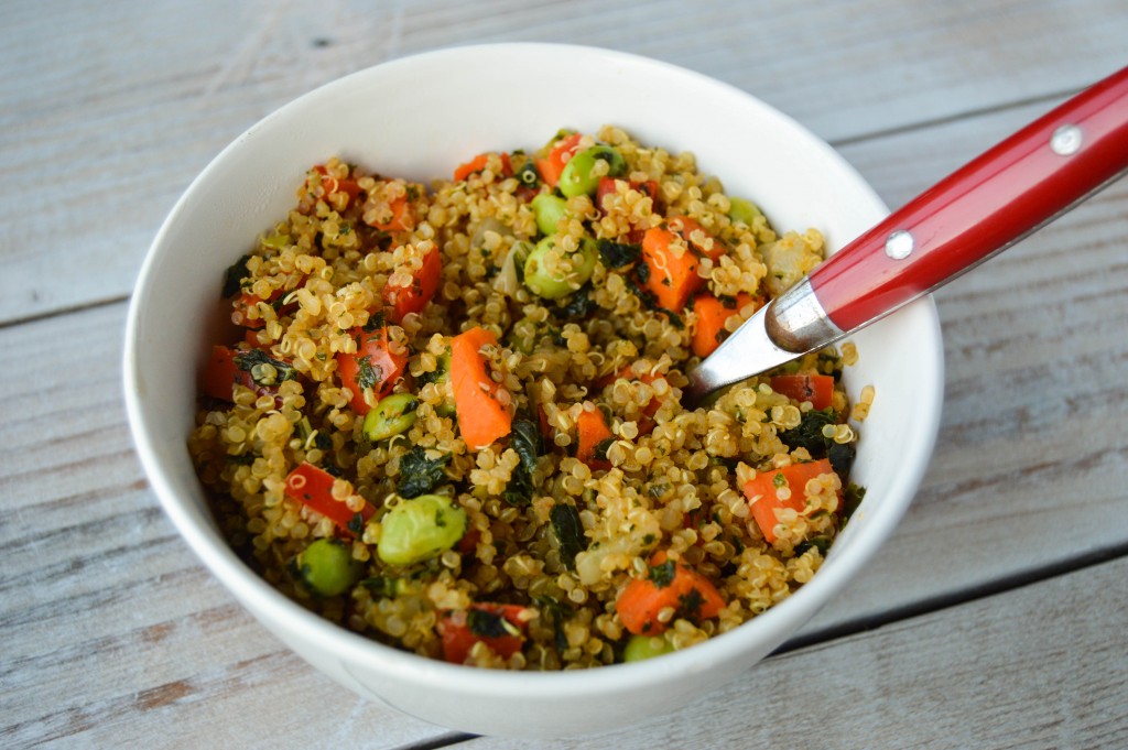 wiaw quinoa veggie fried rice