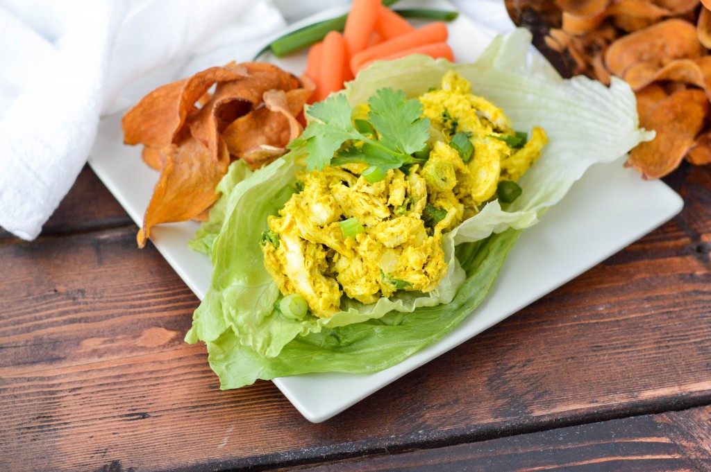 AIP Paleo Avocado Turmeric Chicken Salad| cleaneatingveggiegirl.com