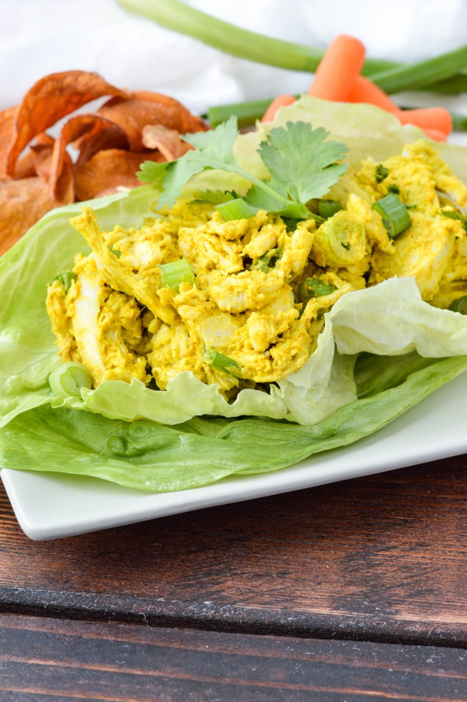 AIP Paleo Avocado Turmeric Chicken Salad| cleaneatingveggiegirl.com