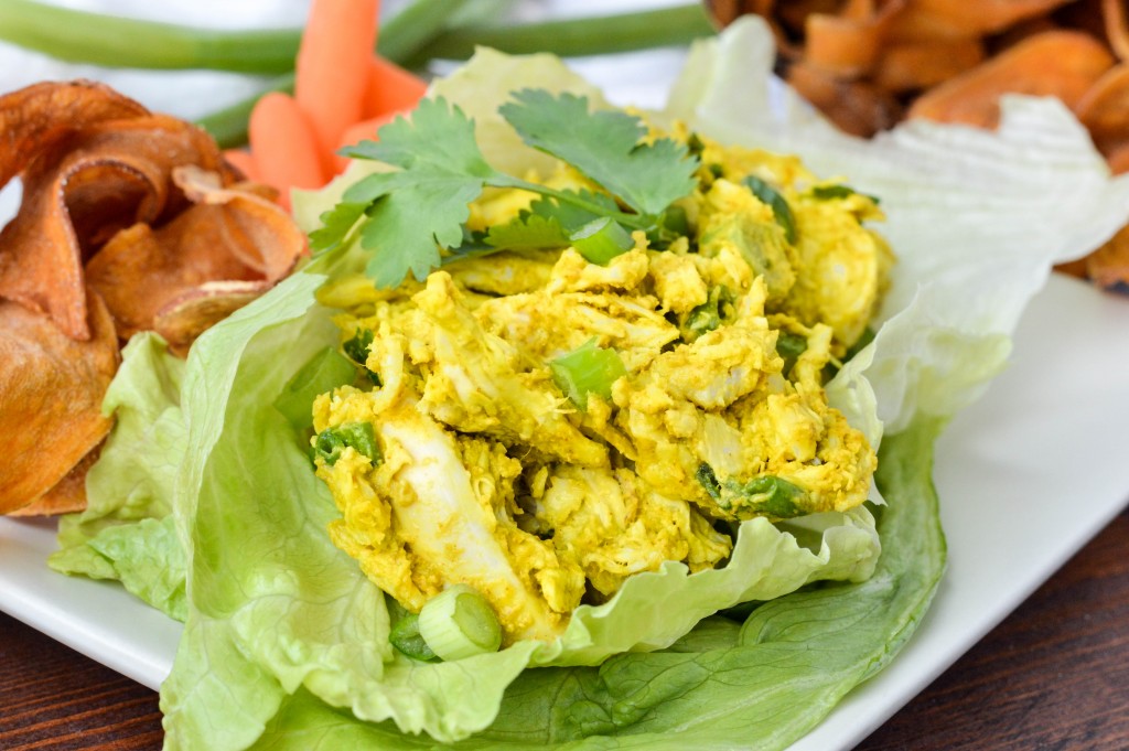 AIP Paleo Avocado Turmeric Chicken Salad| cleaneatingveggiegirl.com