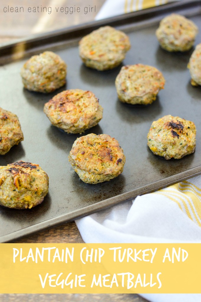 Plantain Chip Turkey and Veggie Meatballs {AIP Paleo, Whole 30, Gluten-Free, Grain-Free, Dairy-Free, Egg-Free, Nightshade-Free}| cleaneatingveggiegirl.com