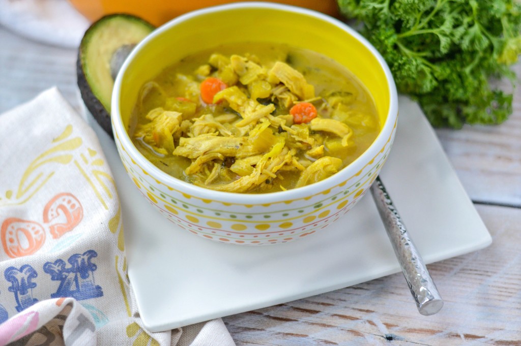 Turmeric Chicken No Noodle Soup post image