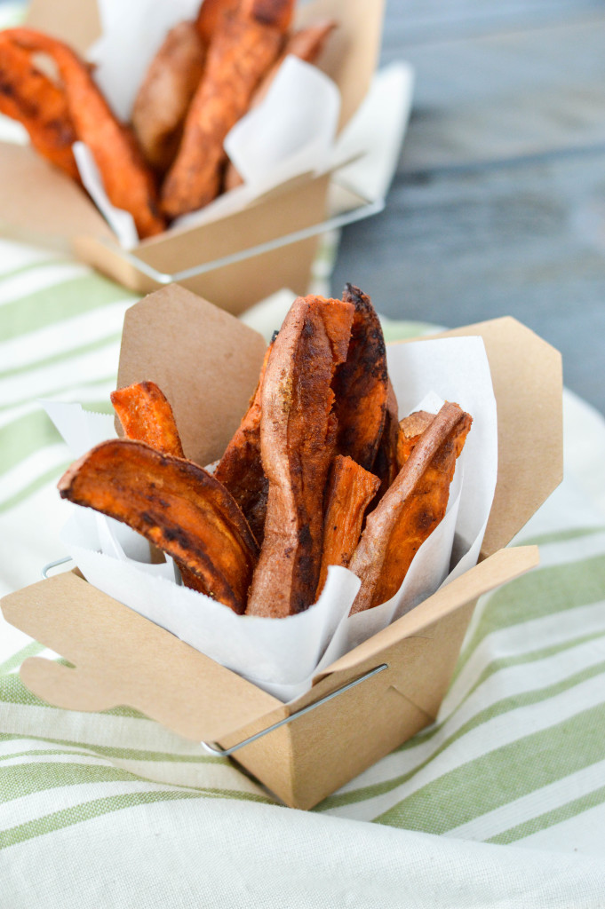 Crispy Baked & Fried Healthy Sweet Potato Fries {AIP Paleo, Gluten-Free, Grain-Free, Vegan, Nightshade-Free}| cleaneatingveggiegirl.com